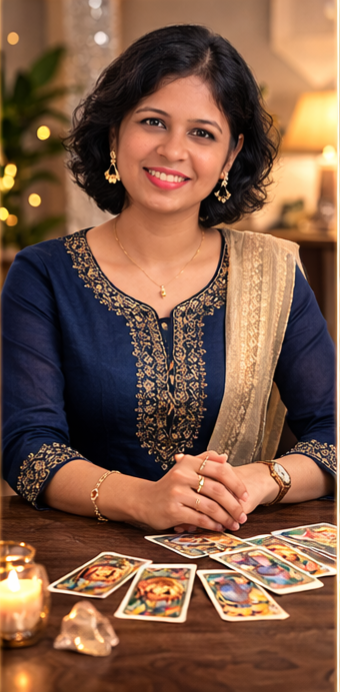 Swati Bhatia reading tarot